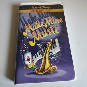 Walt Disney Gold Collection Make Mine Music Clamshell VHS Vintage Animation